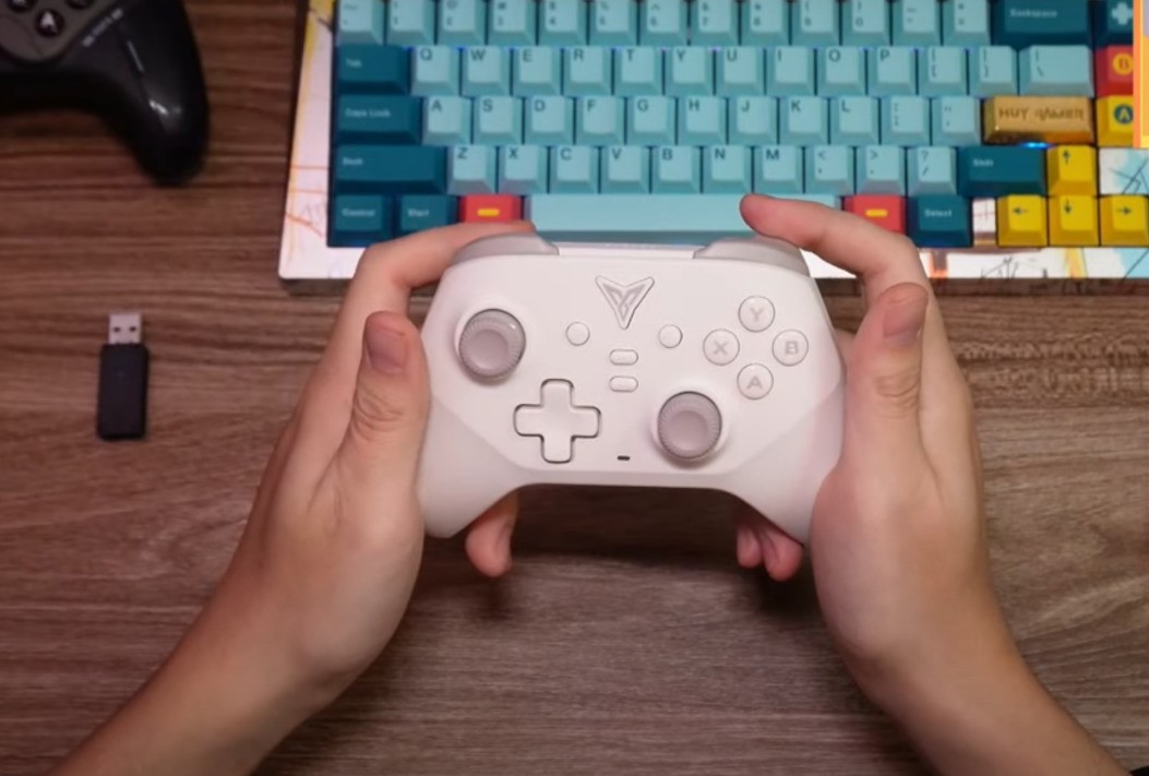 Cận cảnh các nút bấm và D-pad của Flydigi Dune Fox