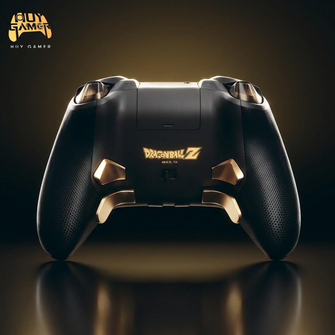 Mặt sau Apex 5 Super Saiyan với các nút macro